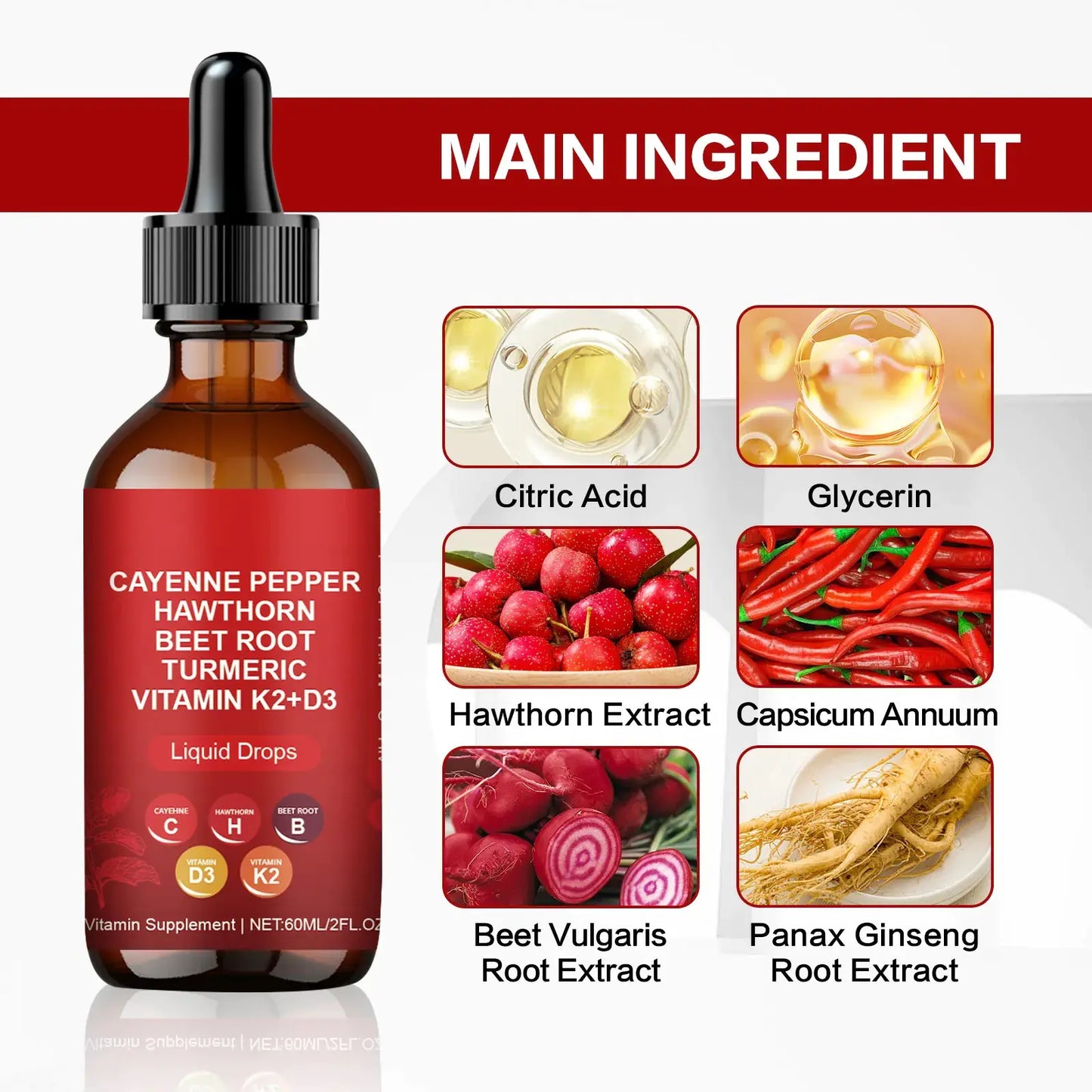 Pepper Lifting Vitality Drops 60ml